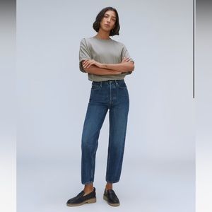 Everlane Rigid 90s Way High Jean in Rich Indigo Sz 26